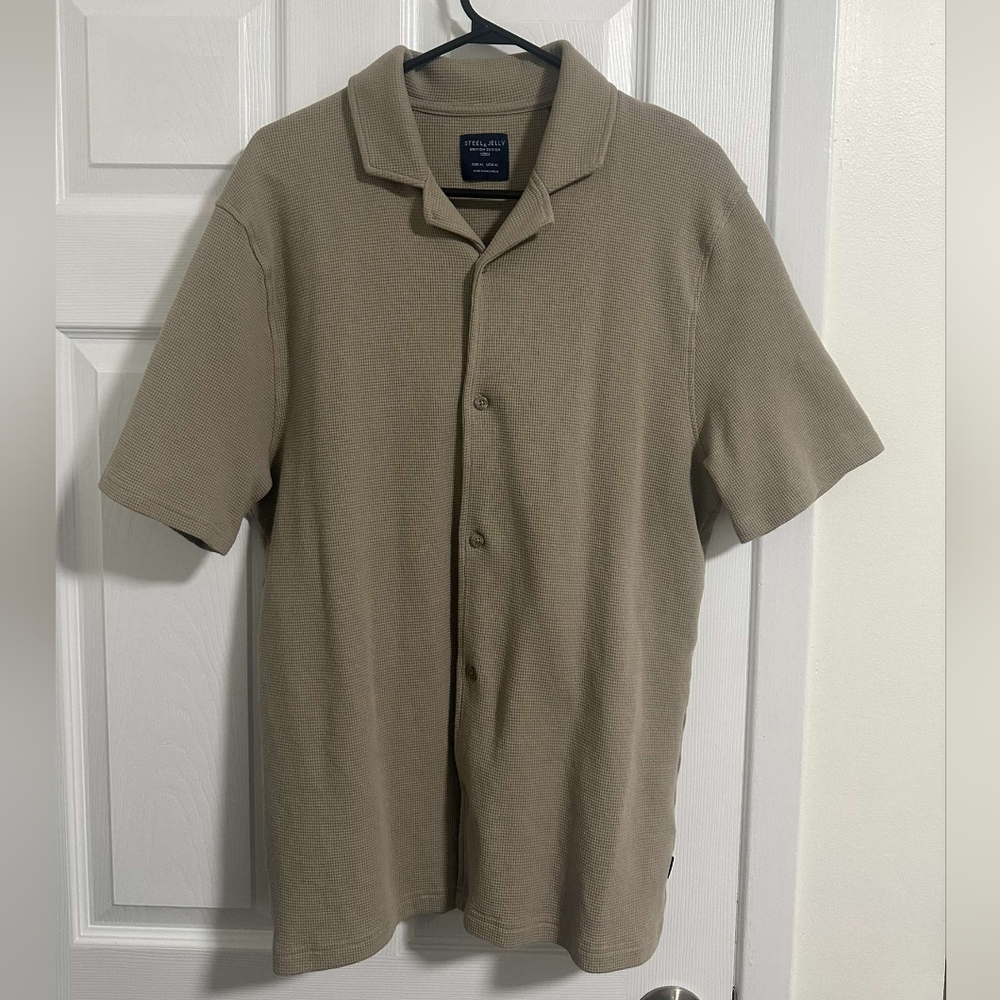 Men's Polo Shirt in Tan